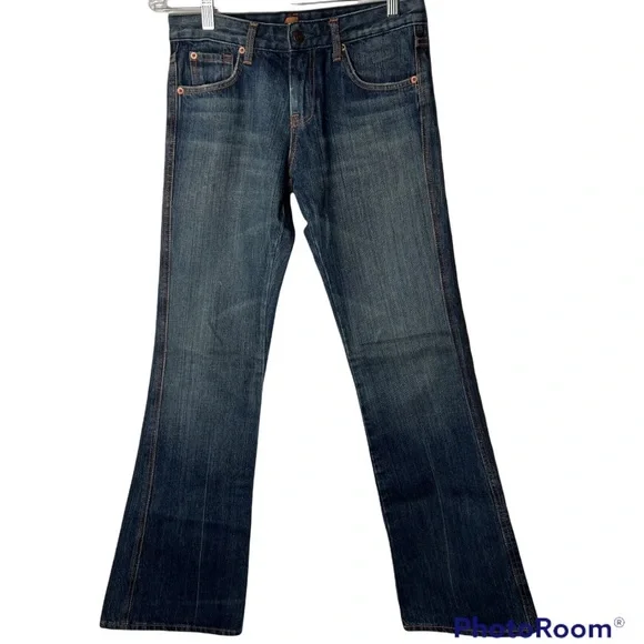 7 for all Mankind Flair Denim Jean with “A” embroidered pocket size 27 - Picture 7 of 17